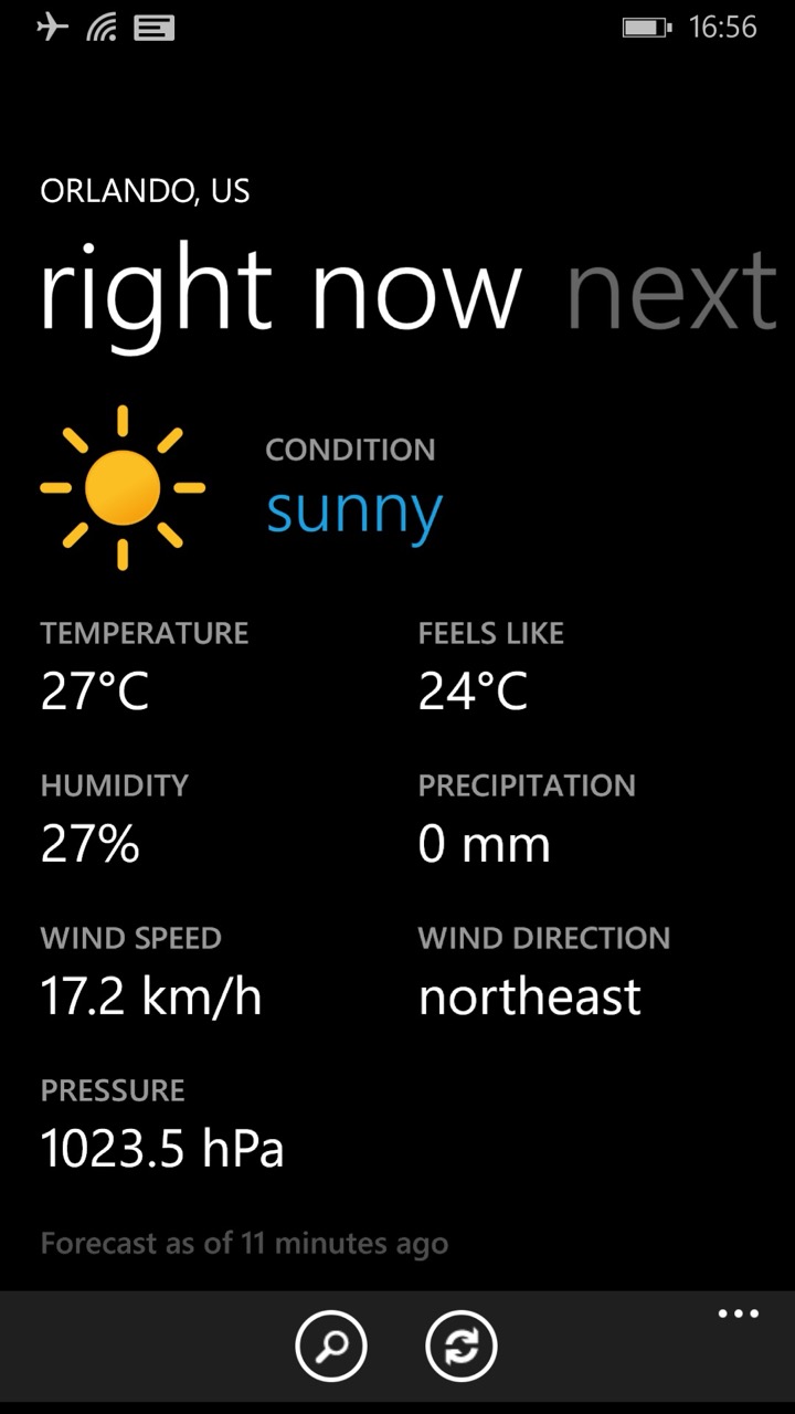 Screenshot of the Haru app