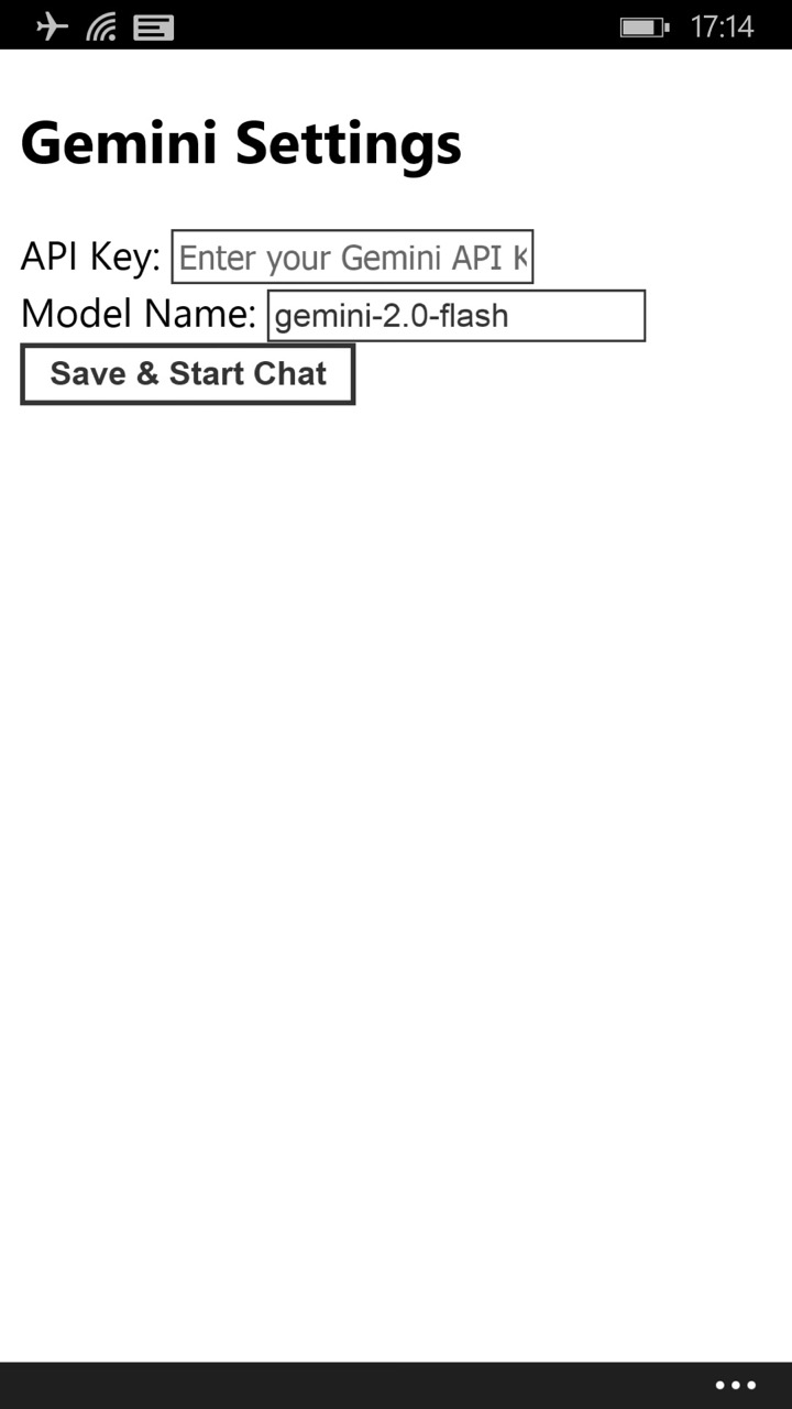 Screenshot of the LumiGem app