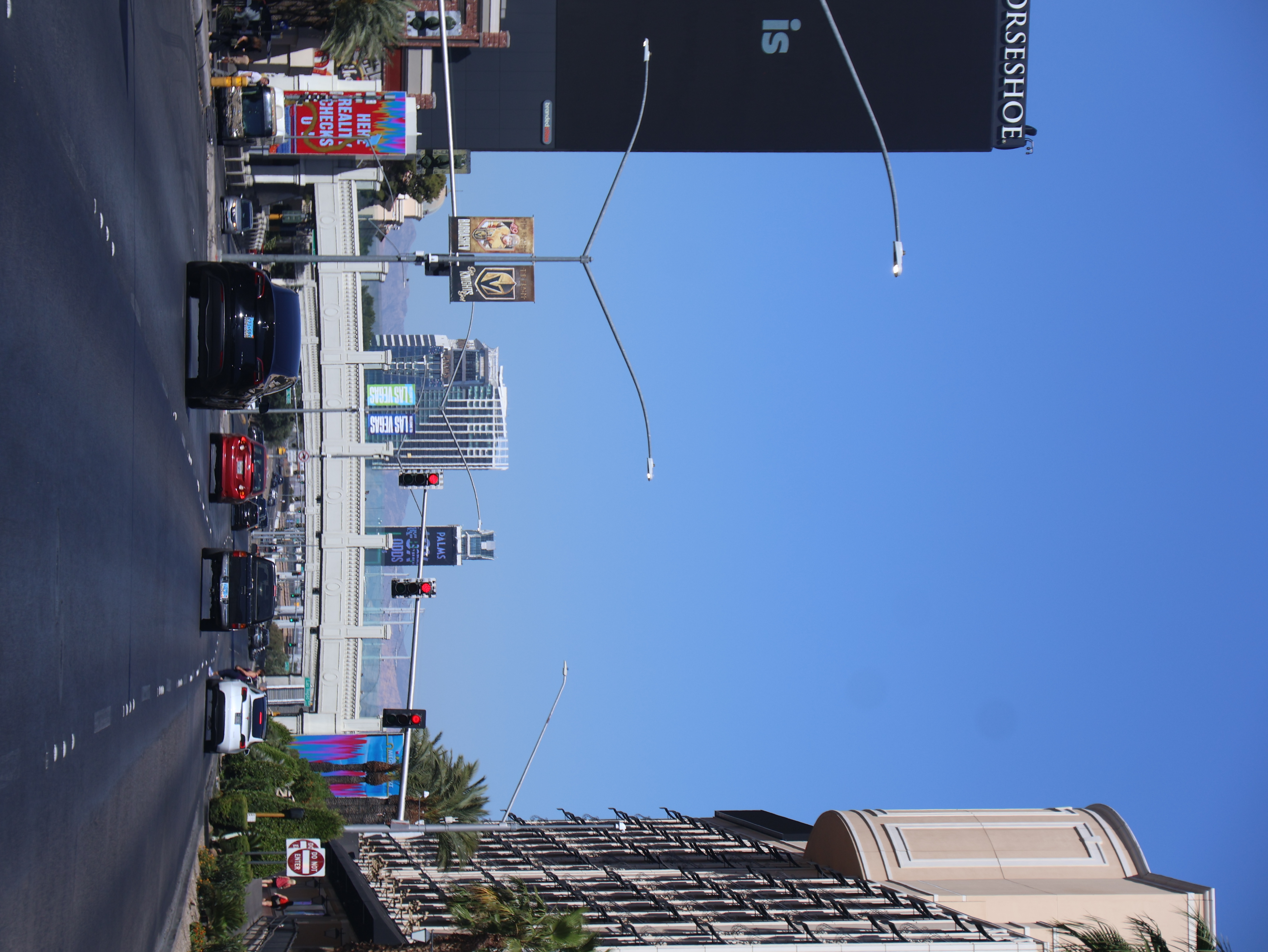 The Strip in the morning.