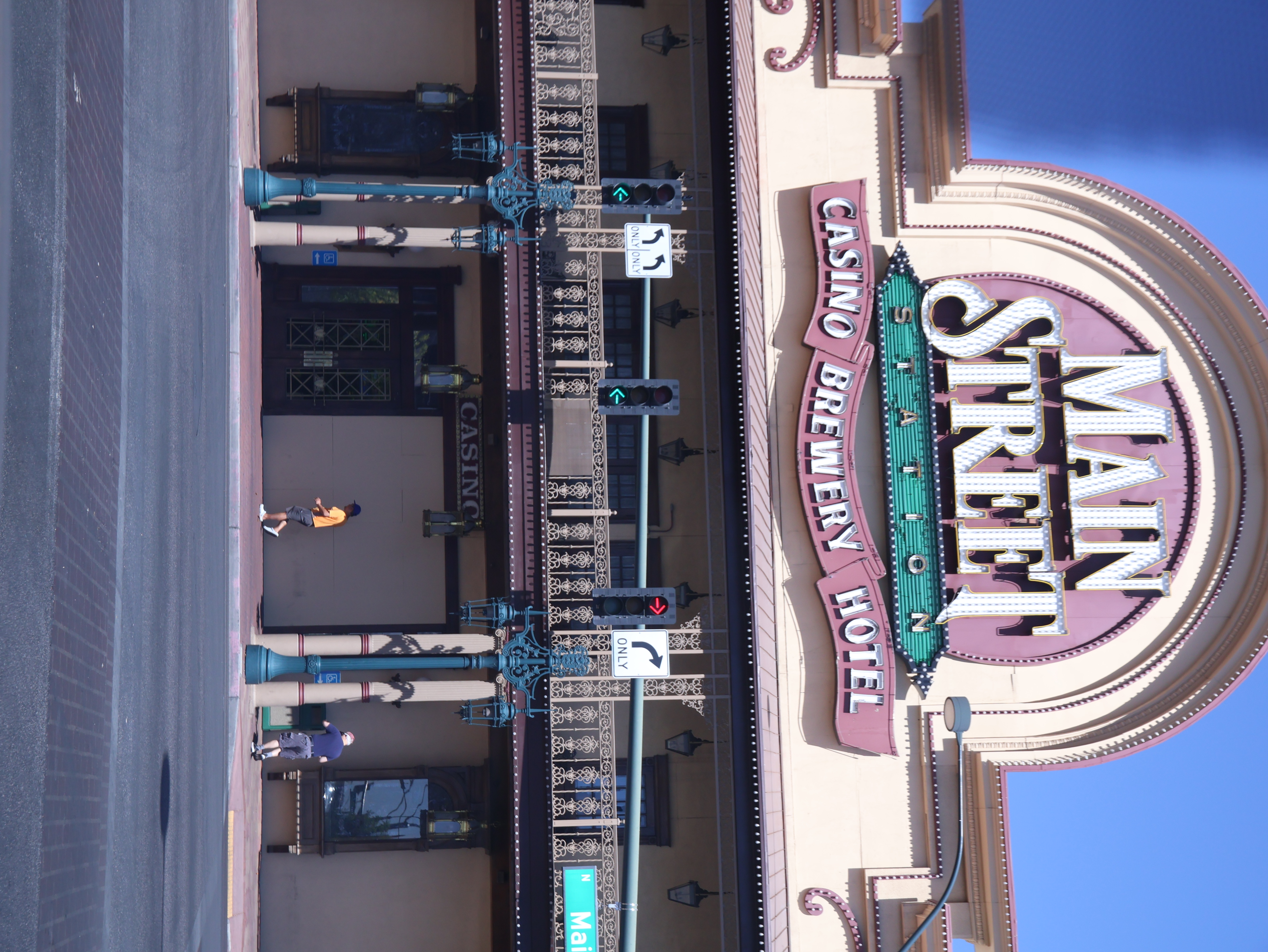 Main Street Hotel in the morning.