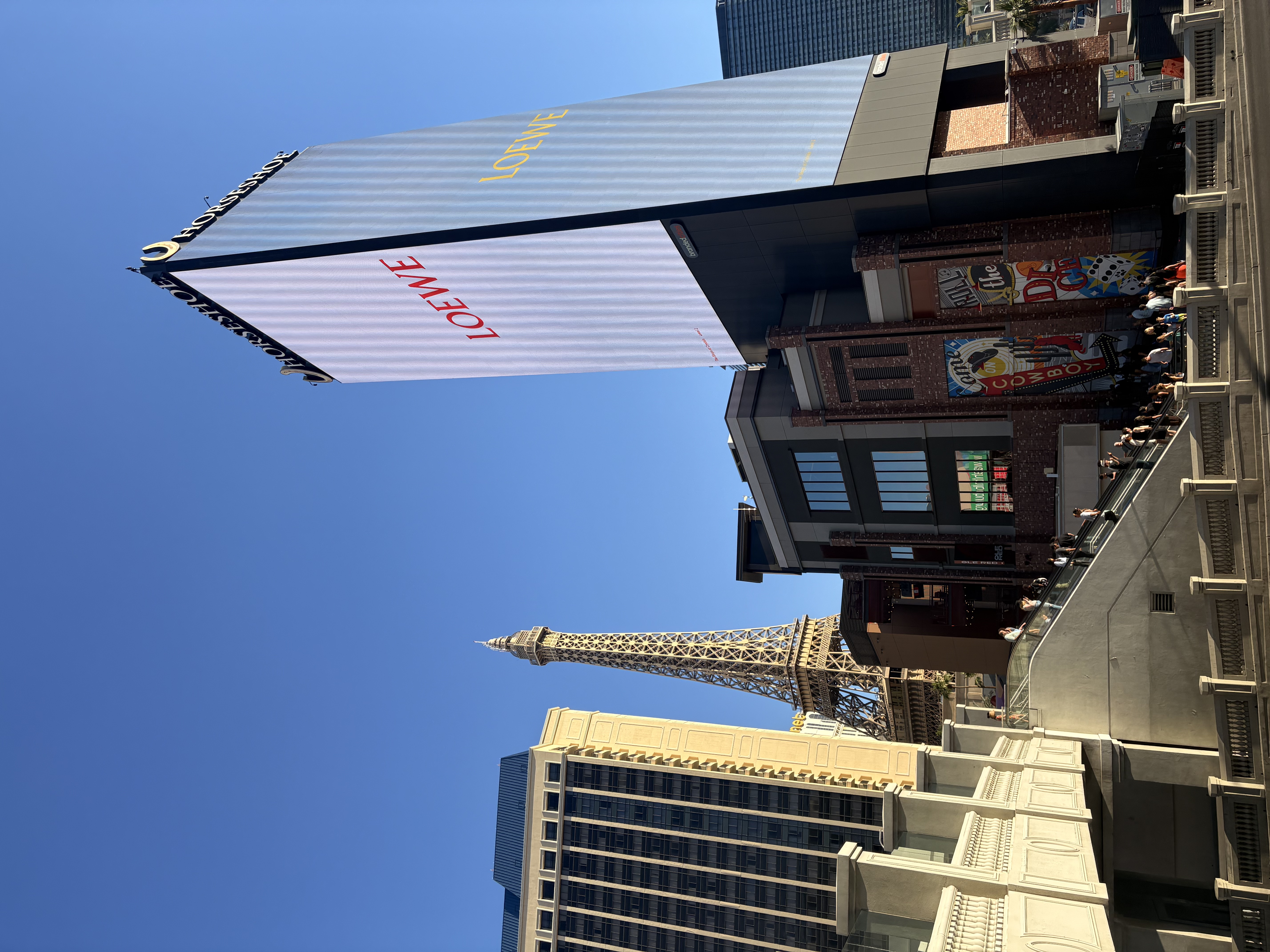 Buildings and other attractions at the Strip.