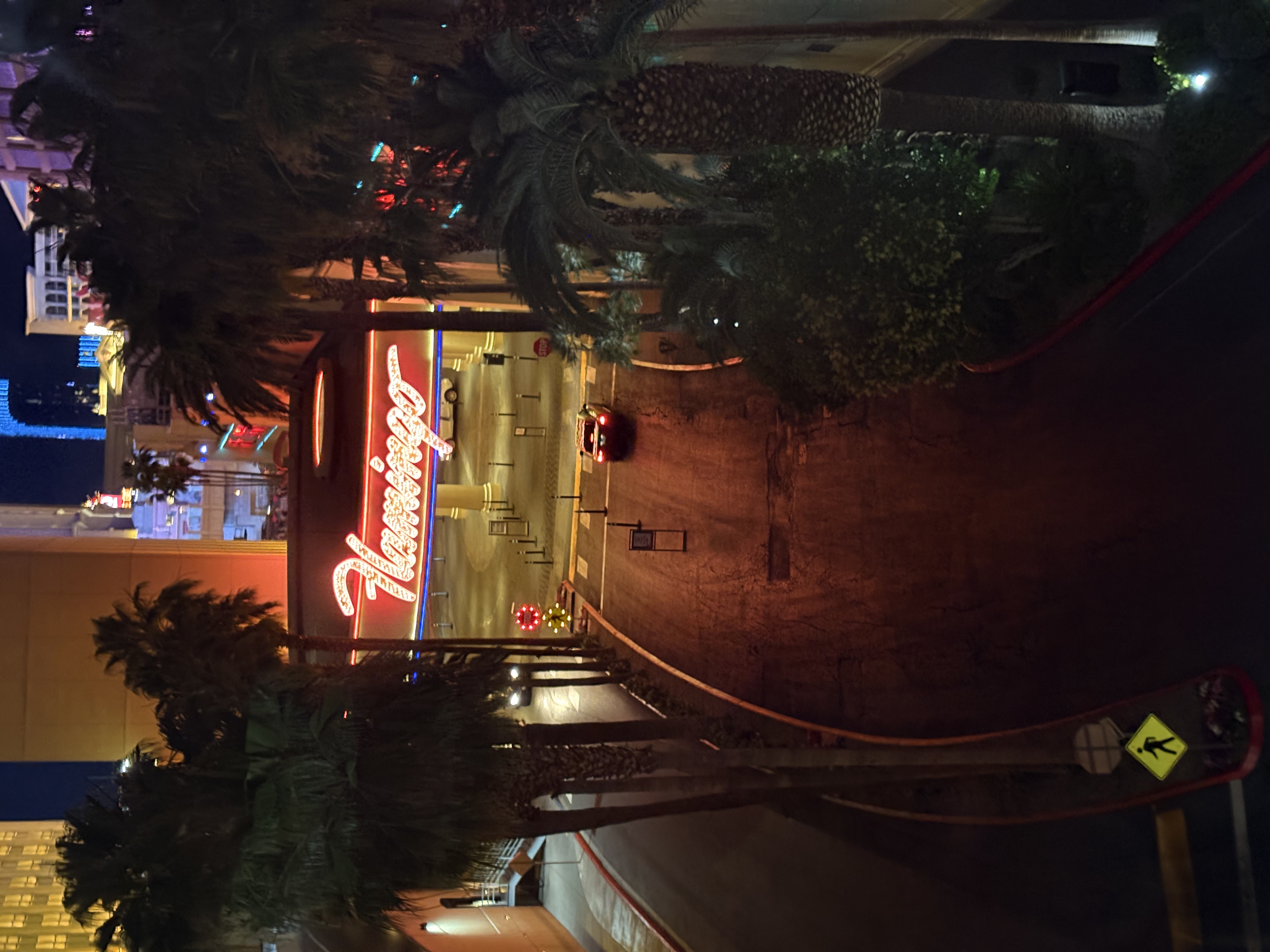 Road to parking lot at Flamingo.